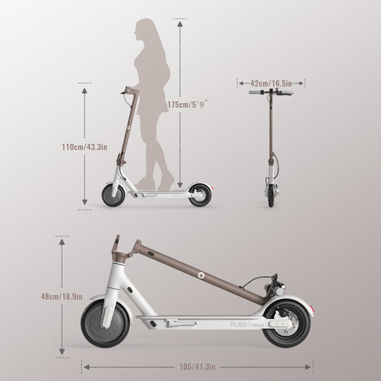 Commuting Electric Scooter for Adults, APP Controlled | 350W 21 Miles