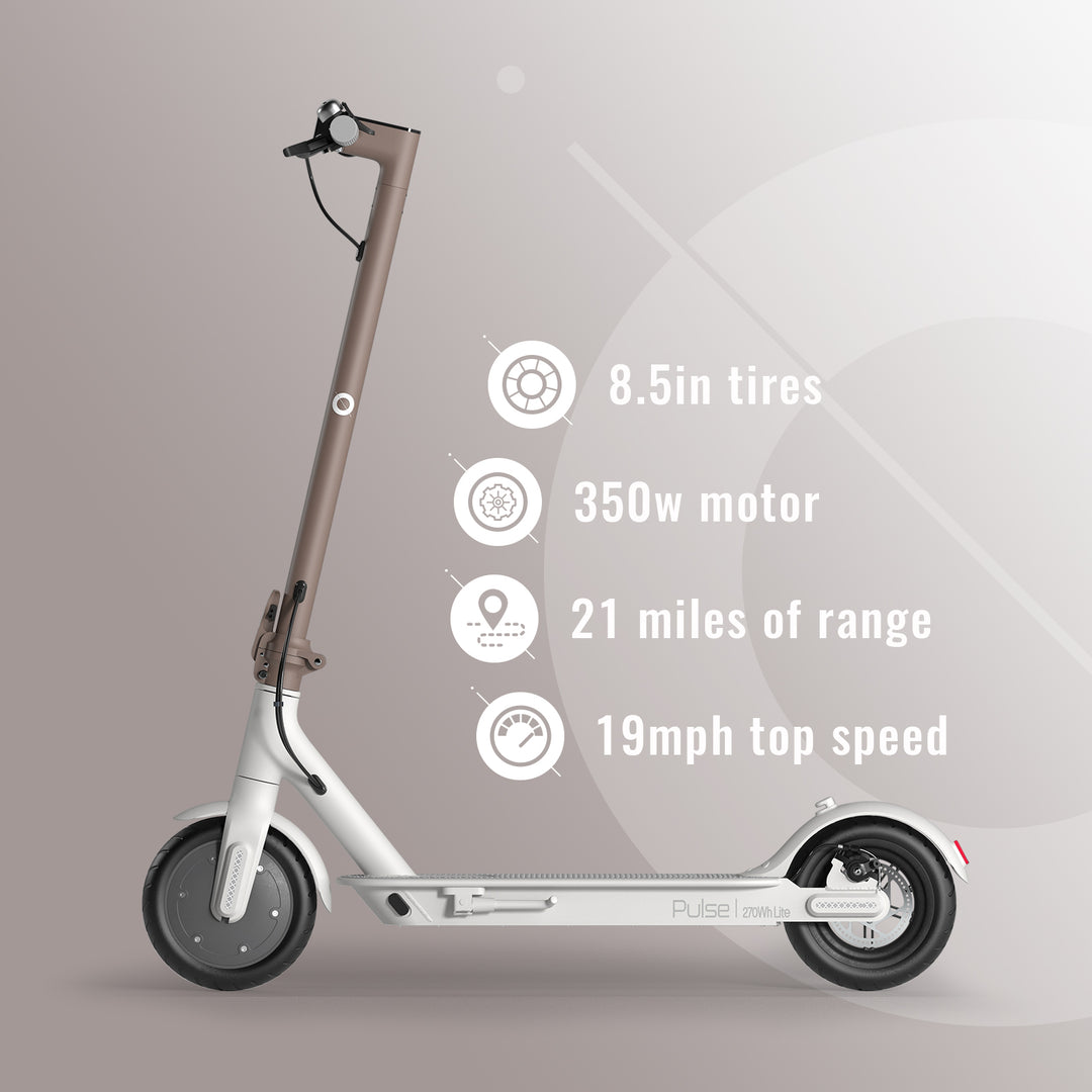 Commuting Electric Scooter for Adults, APP Controlled | 350W 21 Miles