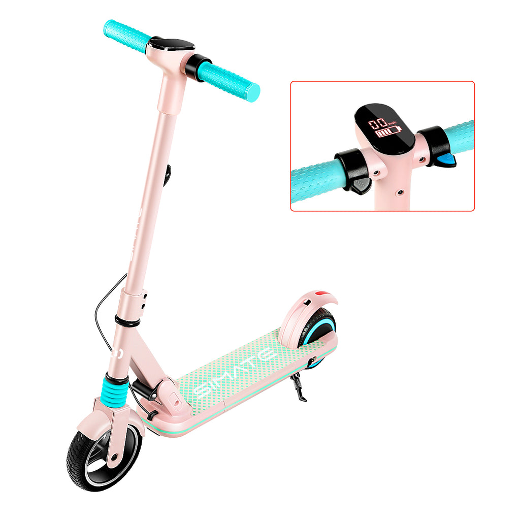 Patinete eléctrico INNJOO RYDER Q3 para niños, 6km/h, color Rosa